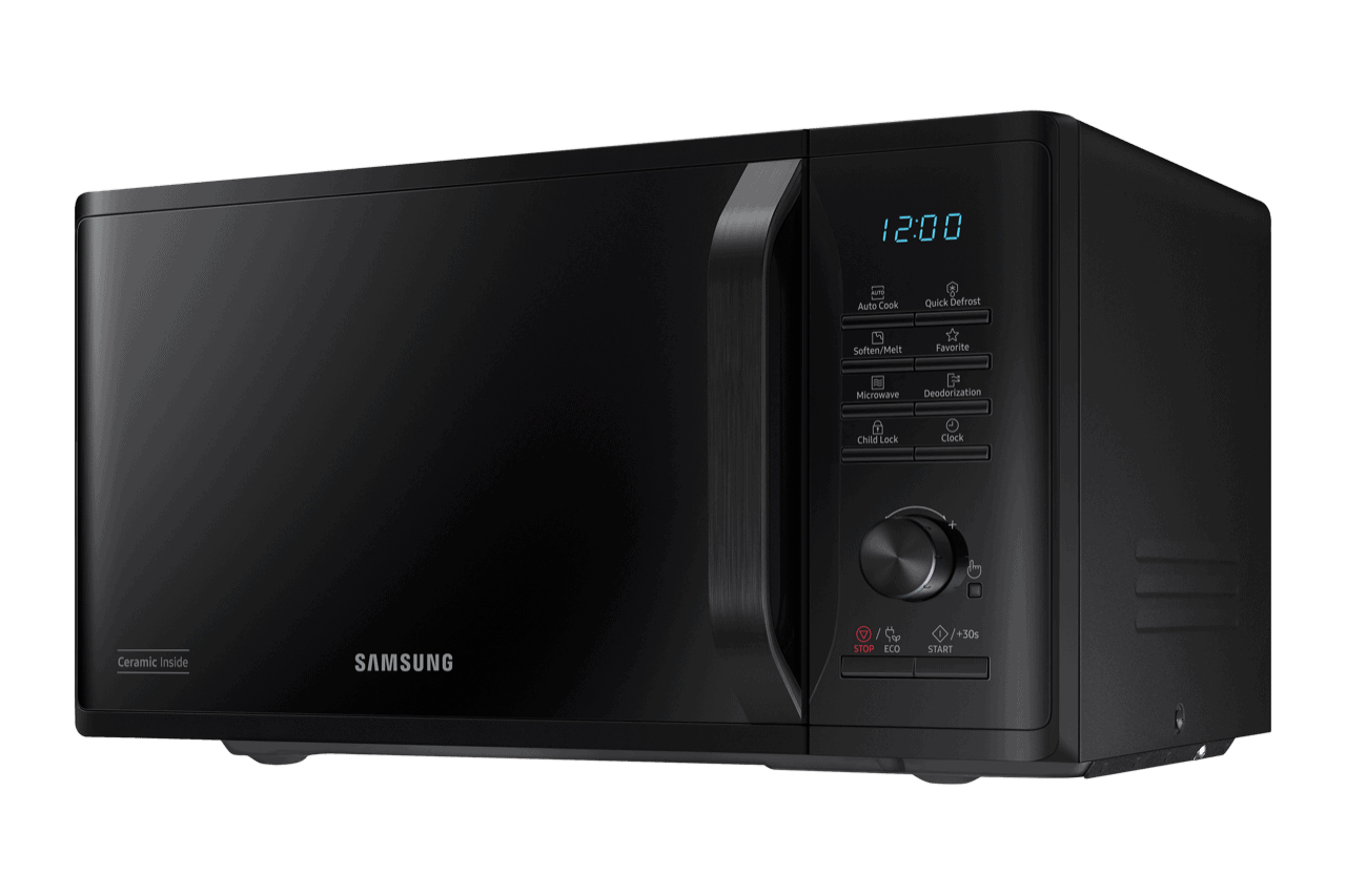 Micro-ondes Solo 23L Noir Samsung - MS23K3515AK – Image 2