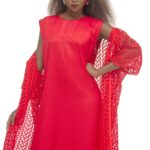 Kimono Robe Brodé et lin