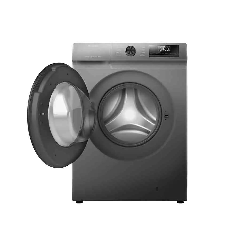 MACHINE A LAVER HISENSE 8KG INVERTER FRONT LOAD GRIS WFQP8014EVMT – Image 4